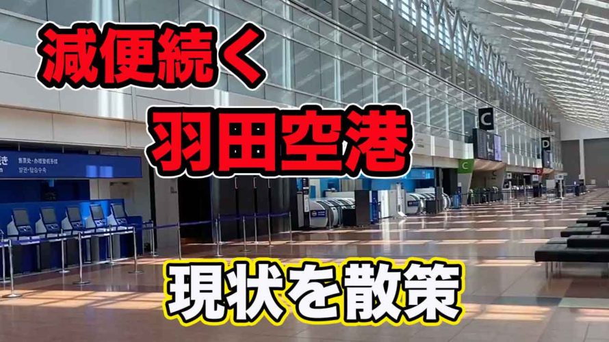 減便が続く、羽田空港のいま(2020年6月上旬撮影)