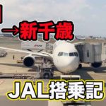 【JAL搭乗記】羽田ー新千歳空港